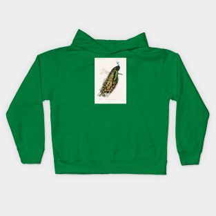 Indian peafowl (Pavo Cristatus) Kids Hoodie